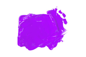 Fototapeta premium shiny purple brush isolated on transparent background purple watercolor png
