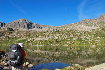 Hiking the Pessons Lakes, Andorra