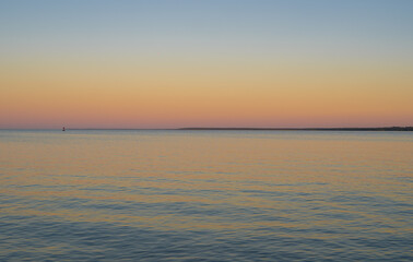 Obraz premium sunset over the sea