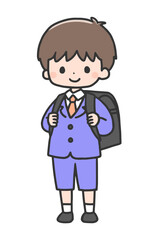 入学式の男の子