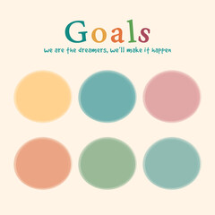 Bullet Journal Goal Planner Template To Do List