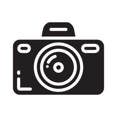 camera icon on button