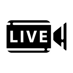 camera icon on button