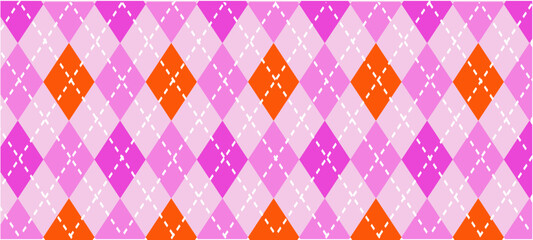 background pattern with pink rhombuses