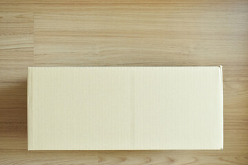 brown box packaging for shipping, paper textured