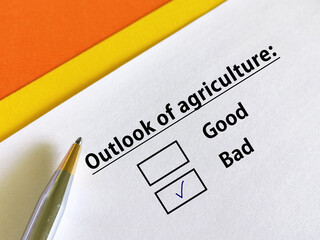 Questionnaire about industry