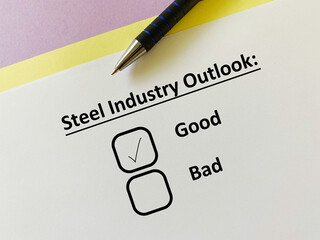 Questionnaire about industry