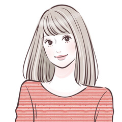 女性のイラスト素材