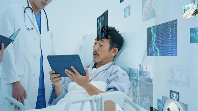 医療テクノロジー　医師と患者