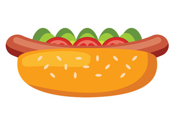 hot dog isolate 