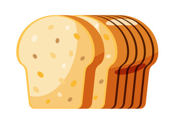 bread loaf isolate