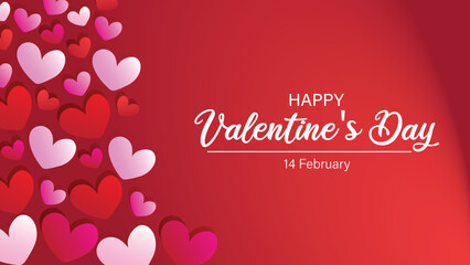valentines day greeting vector design