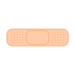 Simple And Clean Band Aid Vector Illlustration