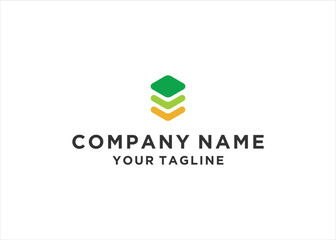 Stack Storage Logo Design Template Vector