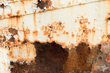 Rusted corroded metal background texture