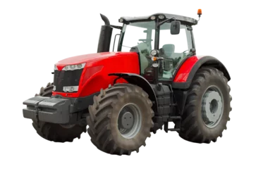 Fotobehang Agricultural tractor © stefan1179