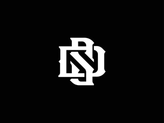 Creative Minimalist Letter SD Logo Design , Minimal DS Monogram