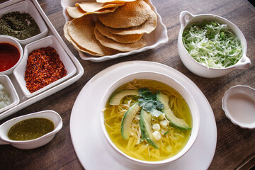 Pozole blanco 