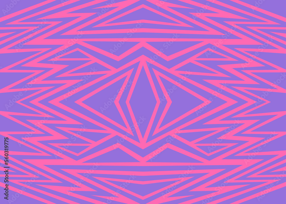 Poster abstract background with some triangle and zigzag lines pattern. mosaic tile pattern