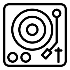 Turntable Icon Style