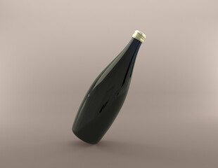 3D Rendered Bottles Mockup Template