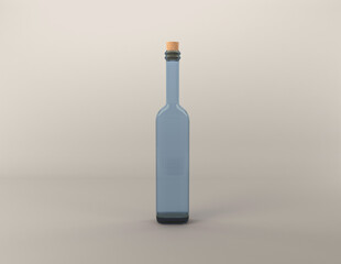 3D Rendered Bottles Mockup Template