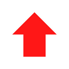 red arrow up