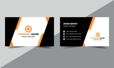 Modern Business Card Creative and Clean Business Card Template Creative and clean corporate business card template Vector illustration Stationery design Modern and simple business card design