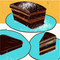 Schokoladentorte mit Kaffee