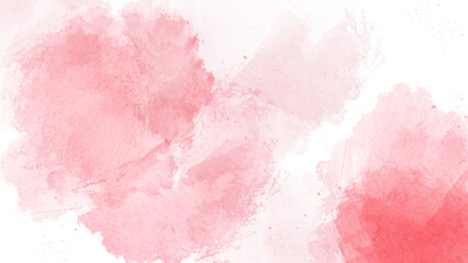 Rose pink liquid watercolor background with golden dots. Dusty blush marble alcohol ink drawing effect. design template for wedding invitation, menu, rsvp.