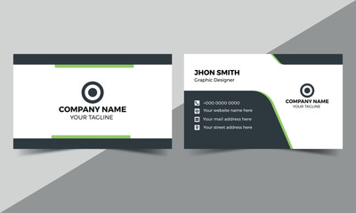 Modern Business Card - Creative and Clean Business Card Template Modern and simple business card design Simple Business Card Layout 