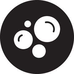 bubbles glyph icon