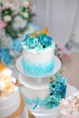 Fototapeta na wymiar Vintage Wedding Cake.