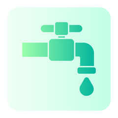 water tap gradient icon
