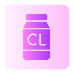 chlorine gradient icon