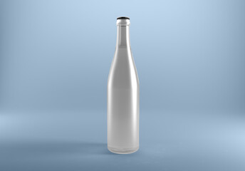 3D Rendered Bottles Mockup Template