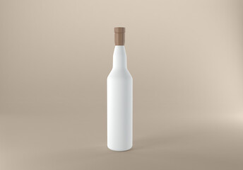 3D Rendered Bottles Mockup Template
