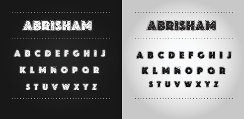 Modern minimal abstract technology science alphabet font. digital space typography fonts vector illustration and logo design. Luxury Letter design.