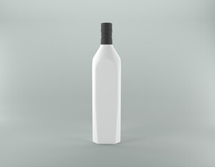 3D Rendered Bottles Mockup Template