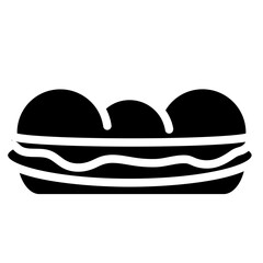 Burger glyph icon