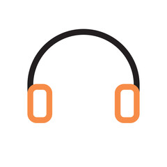 Headphone Icon Two Tone Color