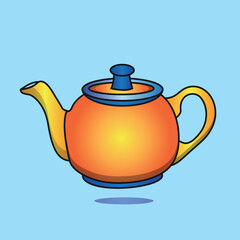 Illustration of Teapot – Teapot Vector – Teapot Drawing
