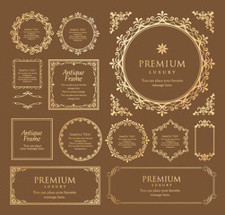 バレンタインデーのフレーム。上品な額縁。美しいデザイン装飾。