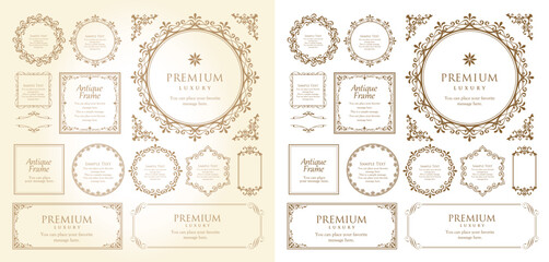 バレンタインデーのフレーム。上品な額縁。美しいデザイン装飾。