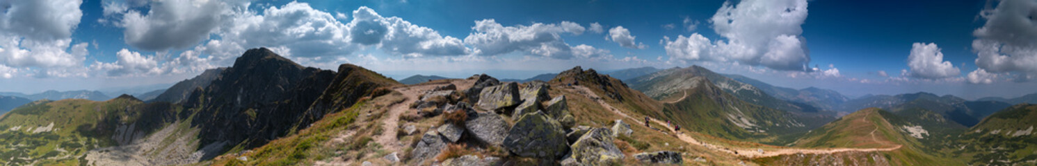 Tatry Niżne,Panorama,360,Dumbier - obrazy, fototapety, plakaty