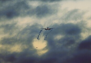 Fototapeta premium A hole in the clouds