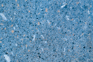 Wall terrazzo texture gray blue of stone granite black white background marble surface pattern sandstone small have mixed sand tile background.