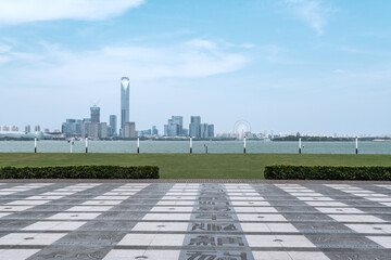 Modern Urban Architectural Landscape of Suzhou, China