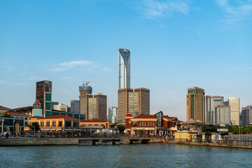 Modern Urban Architectural Landscape of Suzhou, China