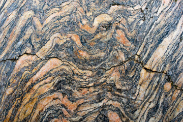 orthogneiss, granite stone with visible details